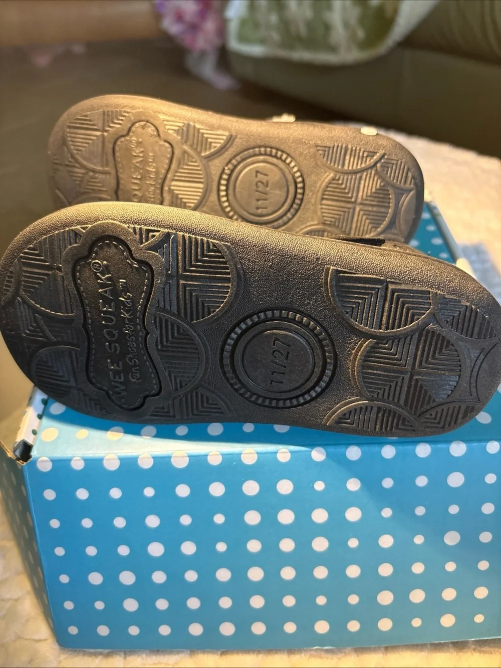 Wee Squeak Bessie Moo Cow  Toddler Squeaky Shoe Size 11 NIB